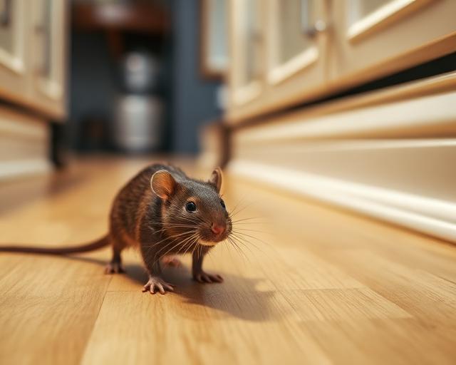 Roof rat identification and inspection in attic roofline spaces