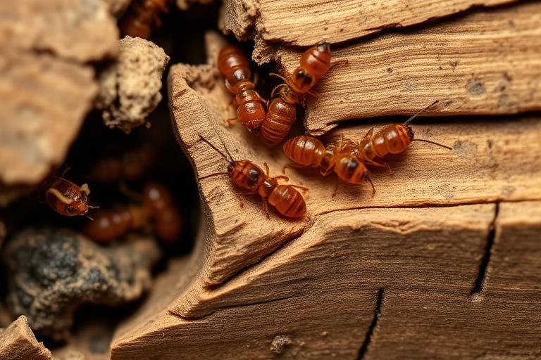 Subterranean termite foundation perimeter barrier and bait station defense